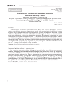 Ferulización en Traumatismos Bucodentales: Revisión Odontológica