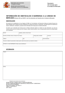 Formulario - Ministerio de Economía y Competitividad