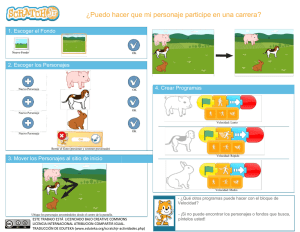 ¿Puedo hacer que mi personaje participe en una carrera?