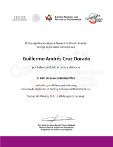 Guillermo Andrés Cruz Dorado