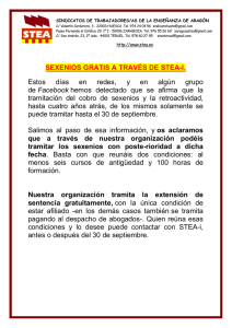SEXENIOS GRATIS A TRAVÉS DE STEA