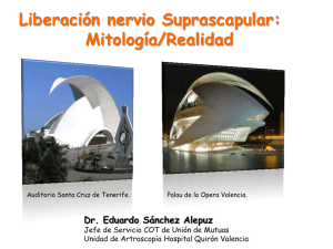 Liberación del nervio supraescapular
