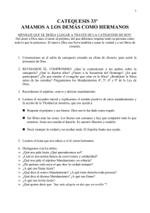Catequesis: Amando a los Demás como Hermanos