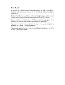 Pablo Caputi Es Director de Informaciones y Análisis