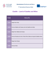 Castile – Land of Castles and Wine TIME ROUTE