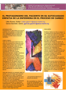 el protagonismo del paciente en su autocuidado empatia de la