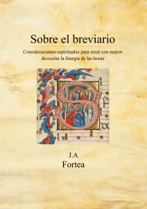 Sobre el breviario