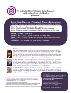 Flyer Del Curso en Español - The Milton H. Erickson Institute of the