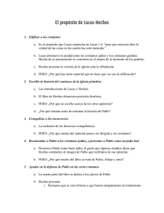 Propósito de Lucas-Hechos: Análisis y Perspectivas