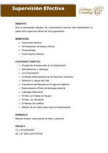 Supervision Efectiva - solutions consulting