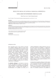 resección parcial de glándula sublingual hipertrófica