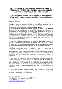 Nota de prensa