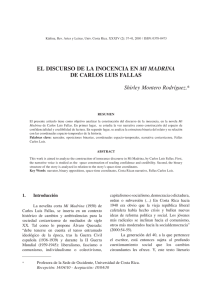 El discurso dE la inocEncia En MI MADRINA dE carlos luis Fallas
