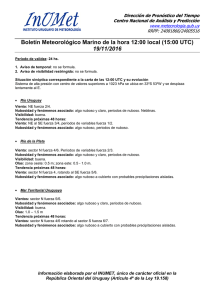Pronóstico Marino - Instituto Uruguayo de Meteorología