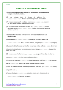 verbo - Recursos Interactivos para Lengua de Primaria