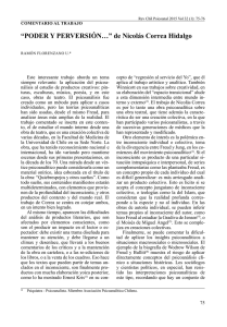 “PODER Y PERVERSIÓN…” de Nicolás Correa Hidalgo