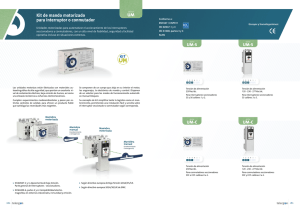 UM Kit de mando motorizado para interruptor o conmutador