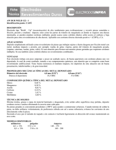 AW DUR WELD 122 - 1 Identificación punto: CAFÉ