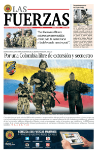 Por una Colombia libre de extorsión y secuestro