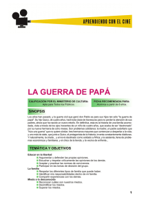 LA GUERRA DE PAPÁ - Anexo - Aprendiendo con el cine europeo