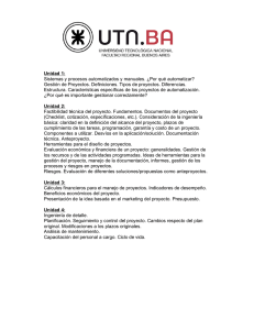 Unidad 1: Sistemas y procesos automatizados y manuales. ¿Por