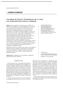 Complejo de Carney. Presentación de un caso con