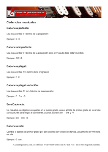 Cadencias musicales - Clasesdeguitarra com co