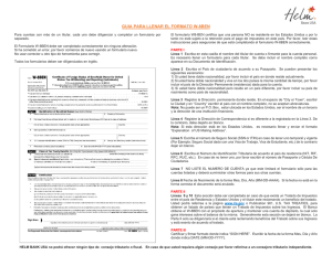Guía para completar el formulario W-8BEN