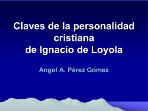 Claves de la personalidad cristiana de Ignacio de Loyola
