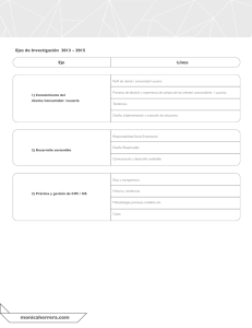 Ejes de Investigación 2013