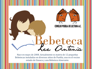 Bebeteca Lee Antonia del Consejo Puebla de Lectura AC