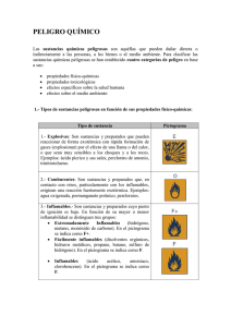 Los producos químicos como factores de riesgo
