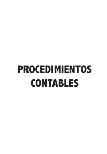 PROCEDIMIENTOS CONTABLES