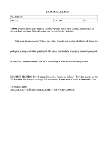 Ejercicio de texto de César 1
