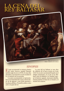 LA CENA DEL REY BALTASAR