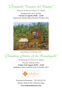“Pintando Cuentos del Campo” “Painting Stories of the Countryside”