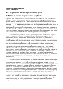Dinámica del proceso de evangelización
