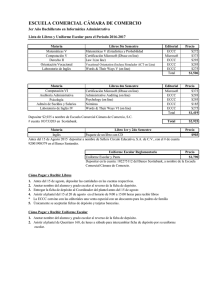 Informática 3º - Escuela Comercial Cámara de Comercio