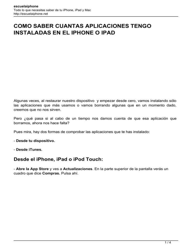como saber cuantas aplicaciones tengo instaladas