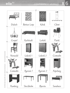 Comprando muebles
