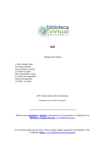 Baltasar del Alcázar A Job el diablo tentó con tanta solicitud, que los