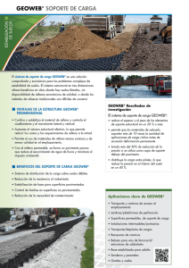 GEOWEB® SOPORTE DE CARGA