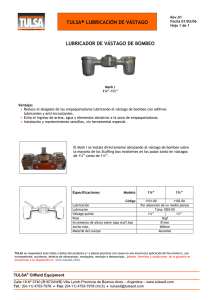 Características técnicas Mark I