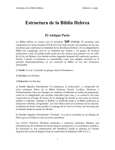 Estructura de la Biblia Hebrea: Guía de Estudio del Tanaj