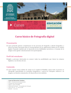 Curso básico de Fotografía digital