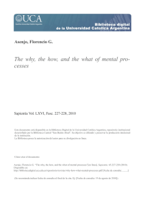 The why, the how, and the what of mental