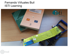 Fernando Viñuales Buil ISTI Learning