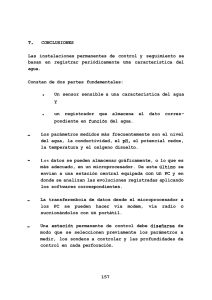 CONCLUSIONES Las instalaciones permanentes de control