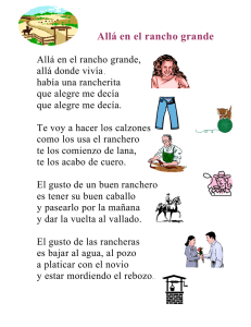 Allá en el Rancho Grande: Letra de Canción Folclórica Mexicana