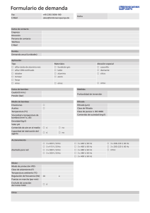 Formulario de demanda